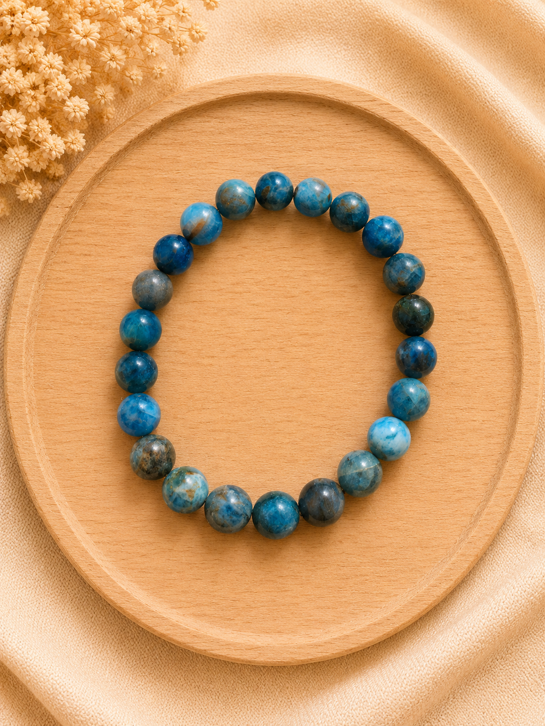 Bracelet Apatite naturelle
