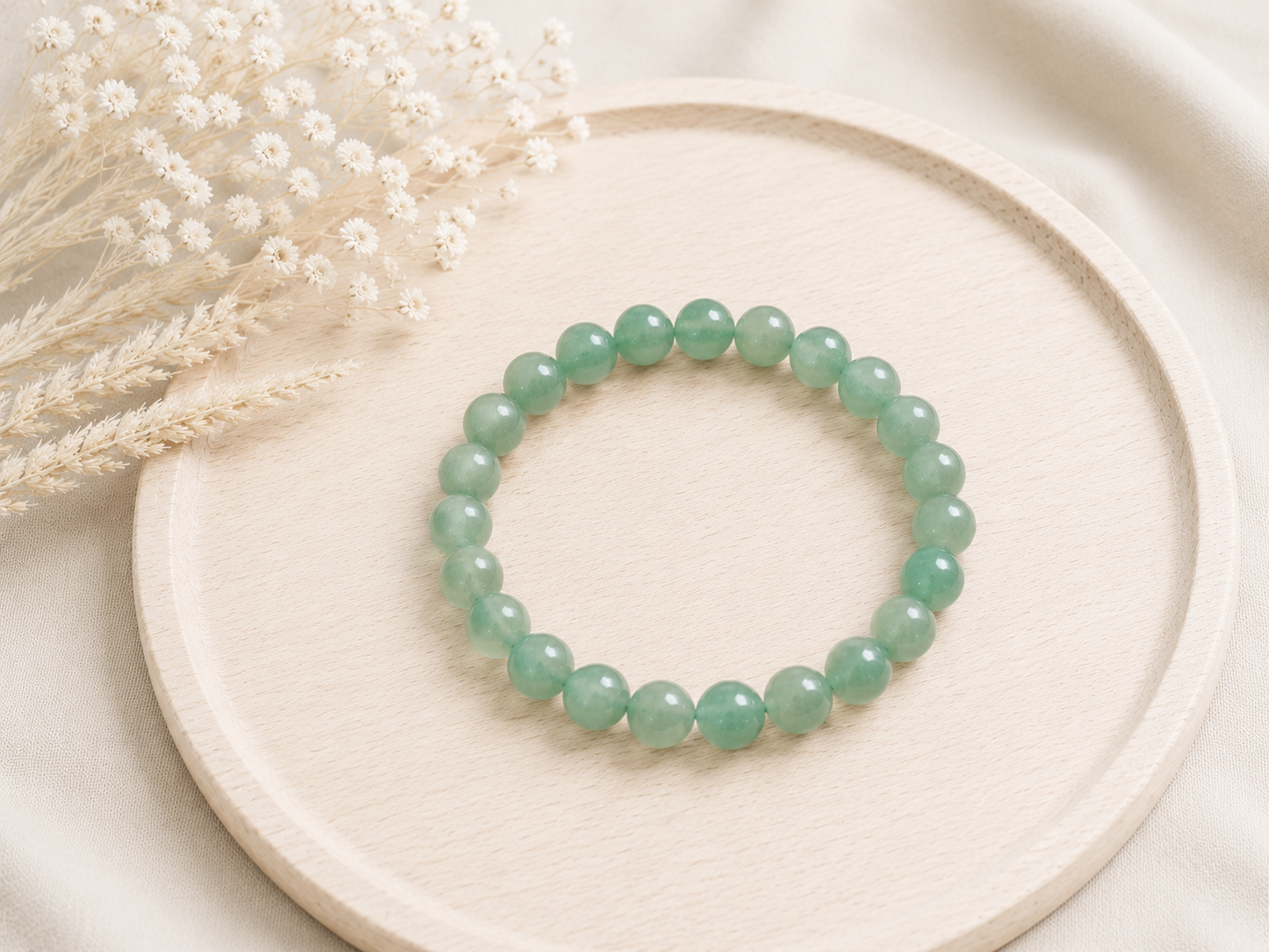 Bracelet Aventurine verte naturelle