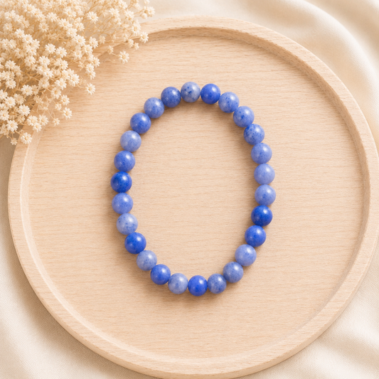 Bracelet Aventurine bleue naturelle