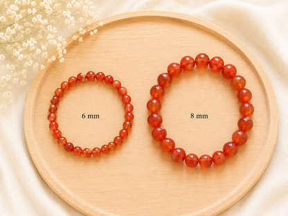 Bracelet Cornaline naturelle