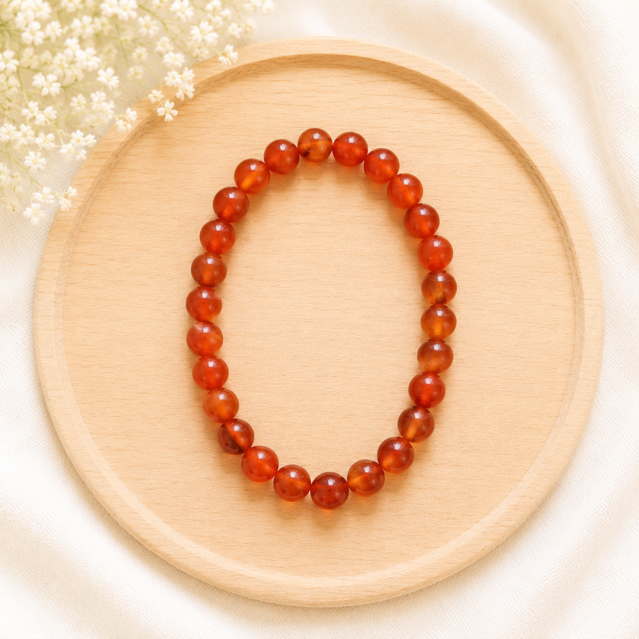 Bracelet Cornaline naturelle