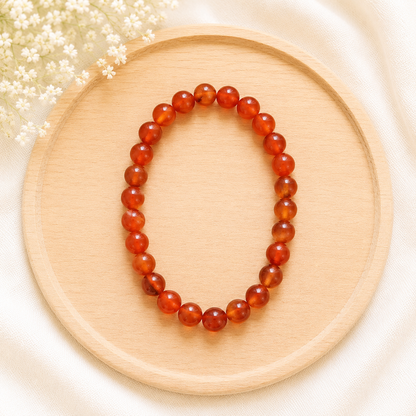 Bracelet Cornaline naturelle