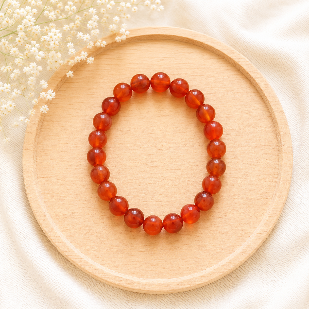 Bracelet Cornaline naturelle