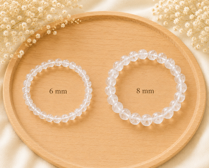 Bracelet Cristal de roche naturel