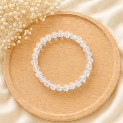 Bracelet Cristal de roche naturel