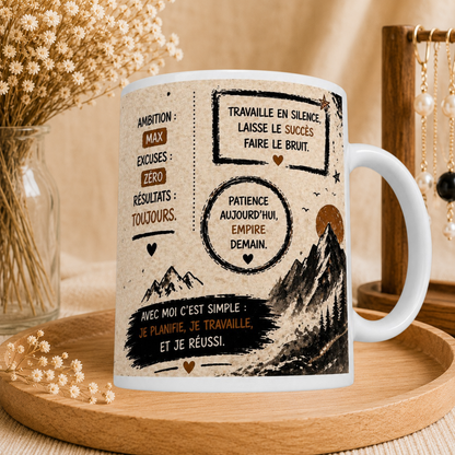 ♑ Mug Signe Astro Capricorne Homme
