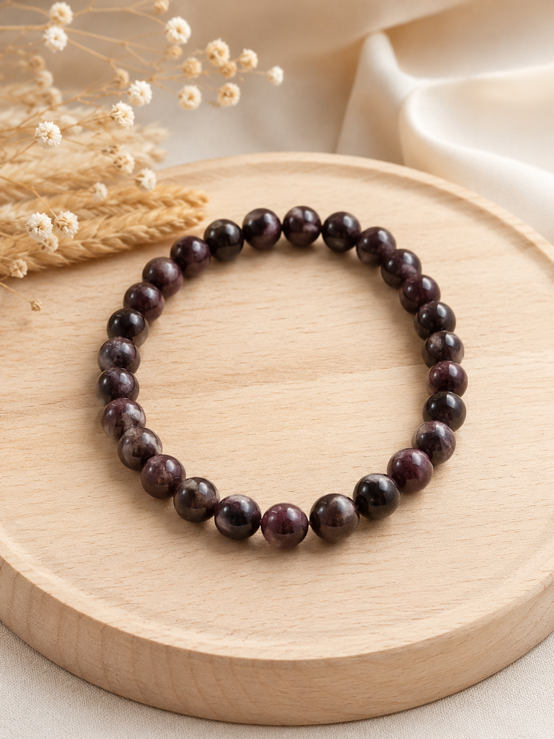 Bracelet Grenat naturel