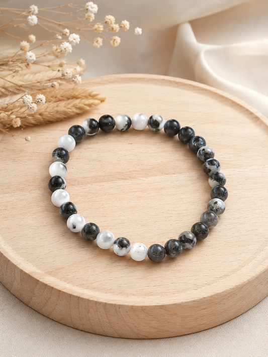 Bracelet Jaspe zèbre naturel