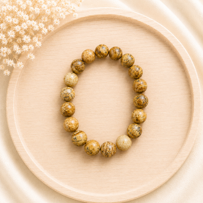 Bracelet Jaspe paysage naturel