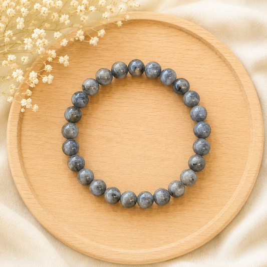 Bracelet Larvikite naturelle