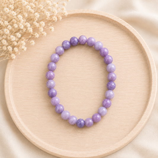 Bracelet Lépidolite naturelle
