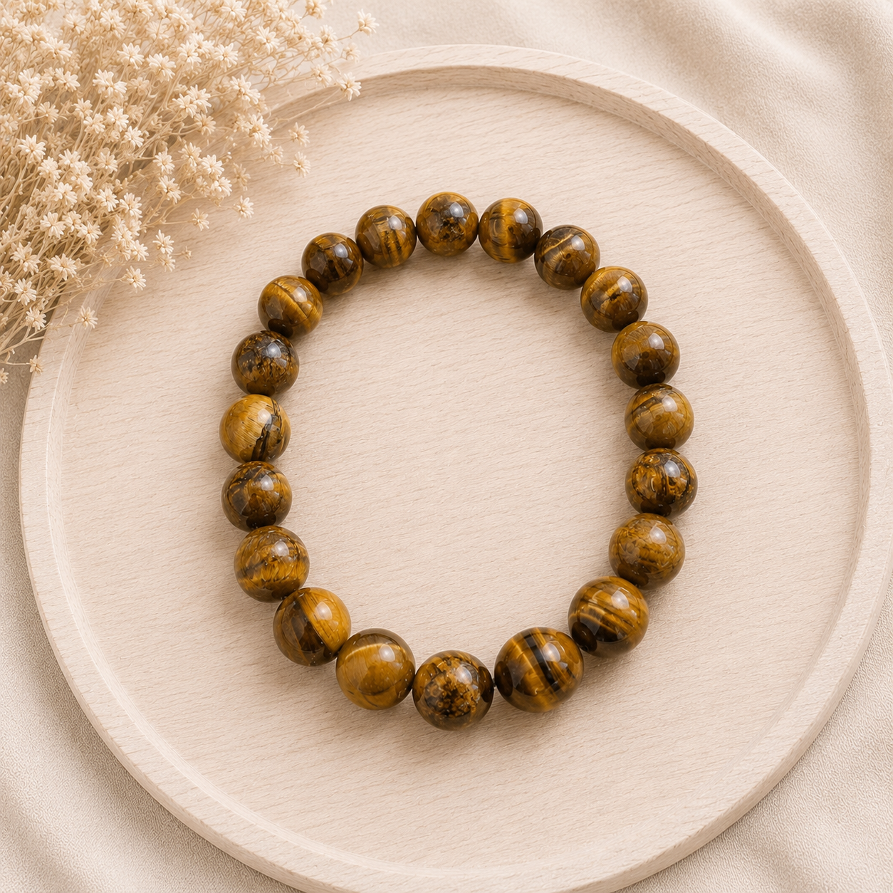 Bracelet Oeil de tigre naturel