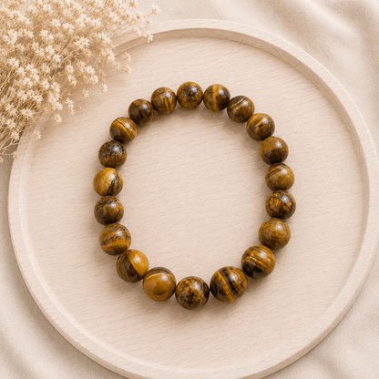 Bracelet Oeil de tigre naturel