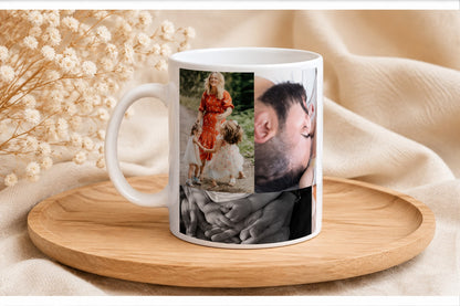☕ Tasse personnalisée avec photos