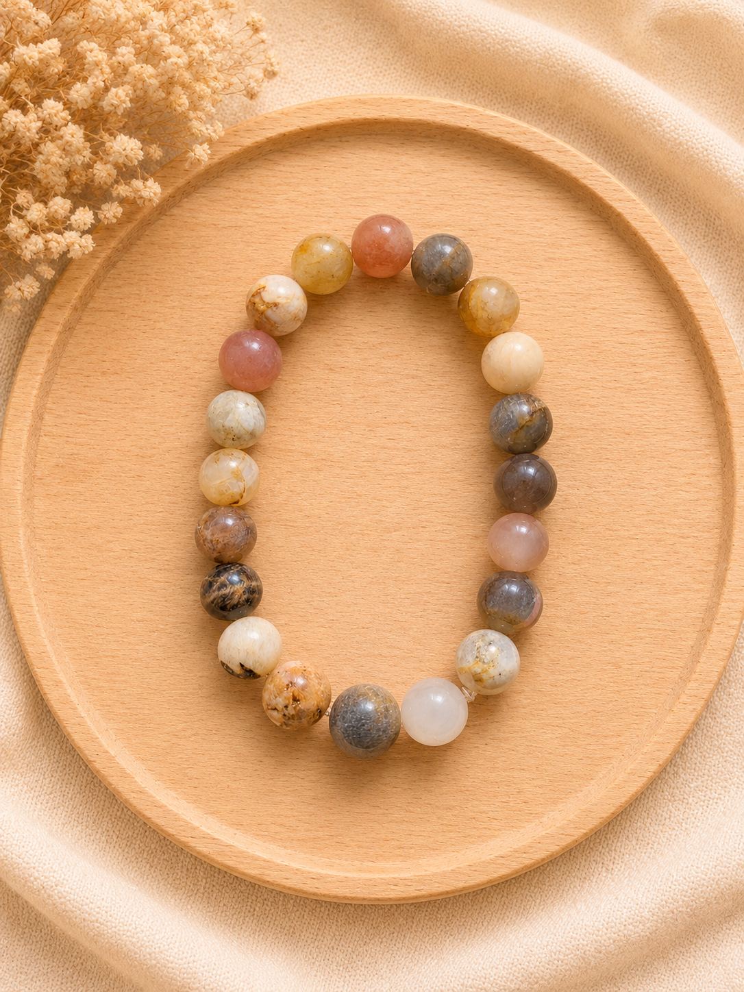 Bracelet Pierre de lune naturelle