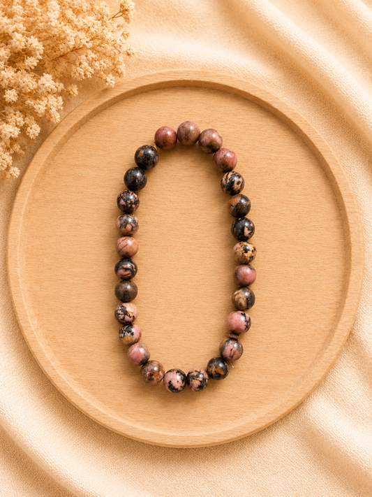 Bracelet Rhodonite naturelle