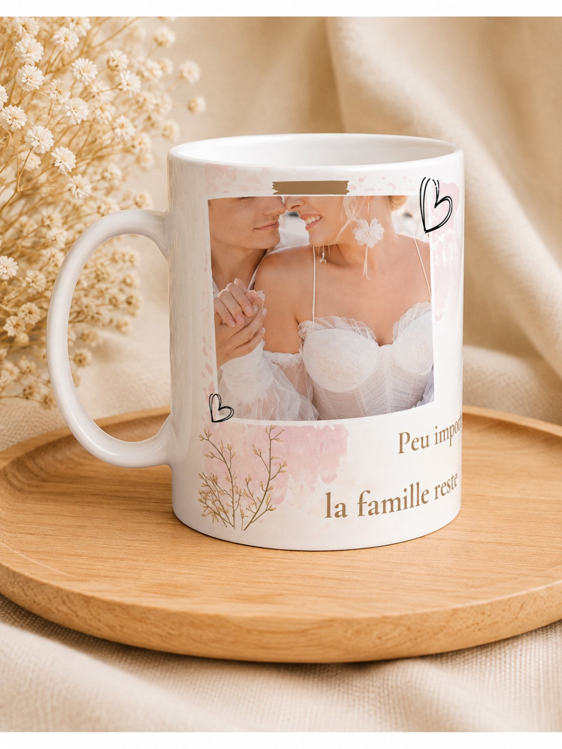 ☕ Tasse personnalisée photo + texte