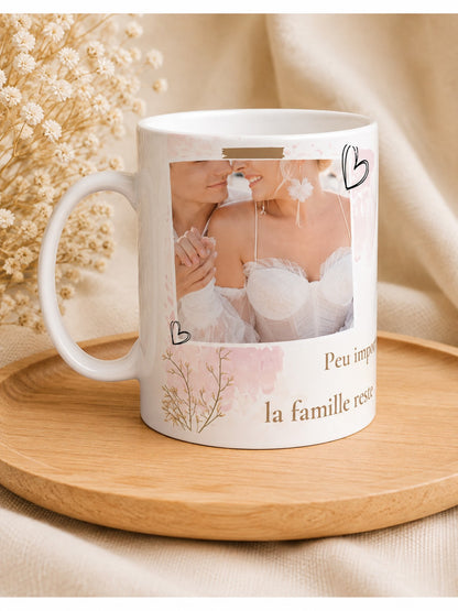 ☕ Tasse personnalisée photo + texte