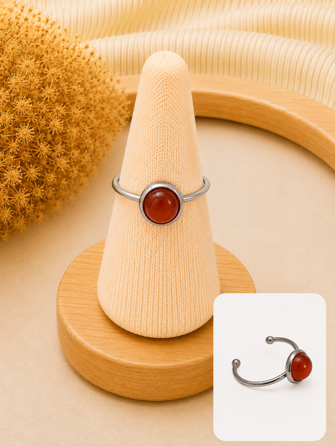 Bague Éclat Cornaline