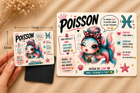♊🧲 Magnet Signe Astro Poisson