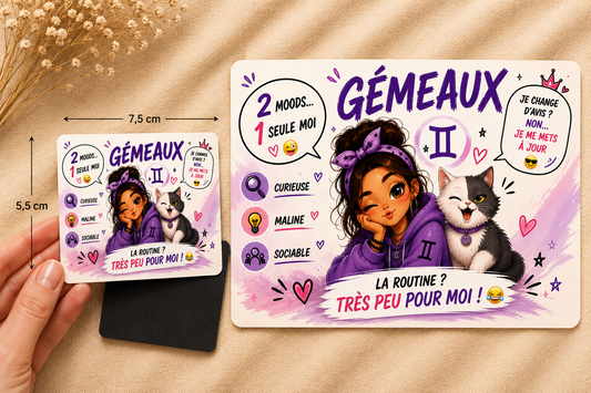 ♊🧲 Magnet Signe Astro Gémeaux