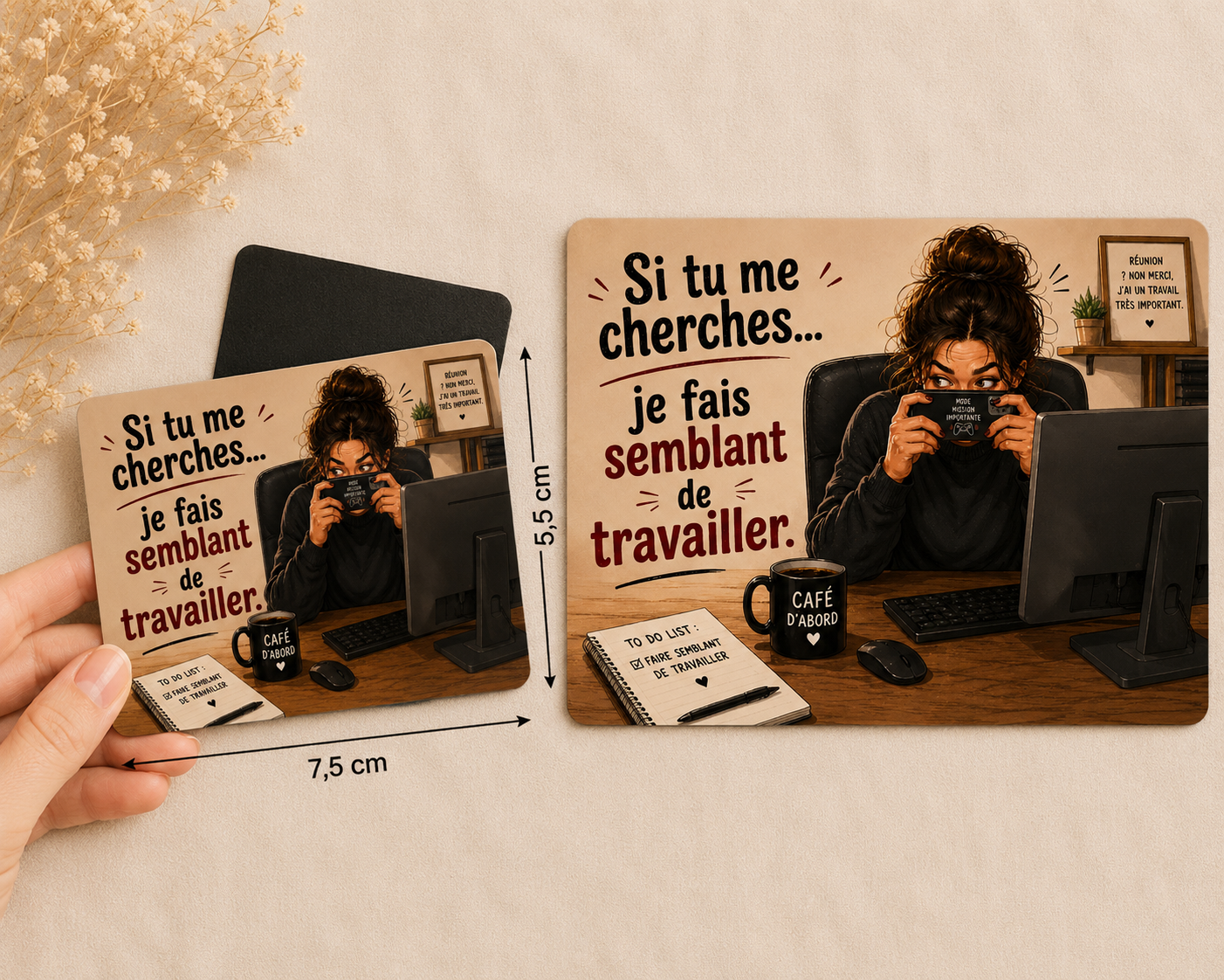 🧲 Magnet humour « Travail »