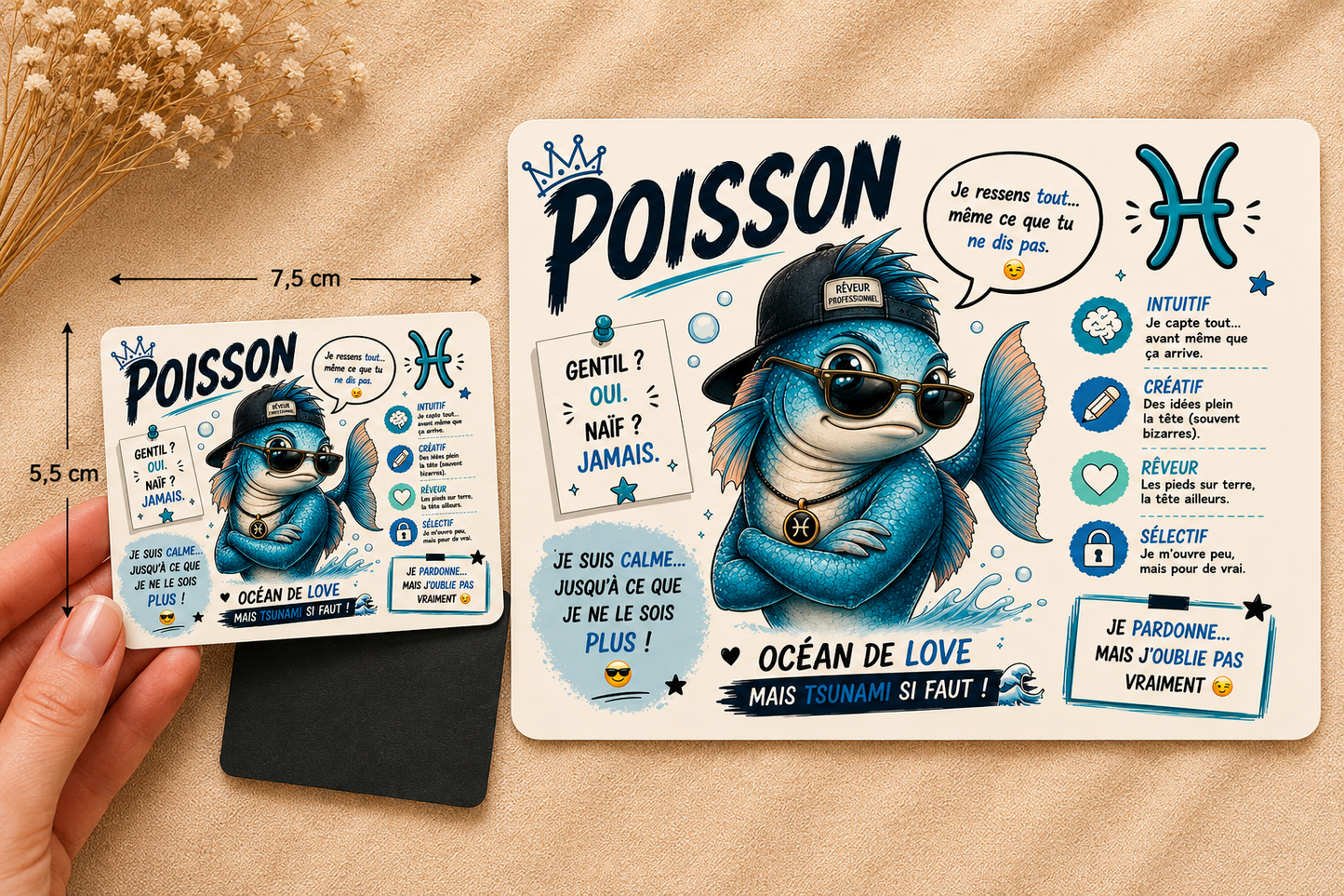 ♊🧲 Magnet Signe Astro Poisson