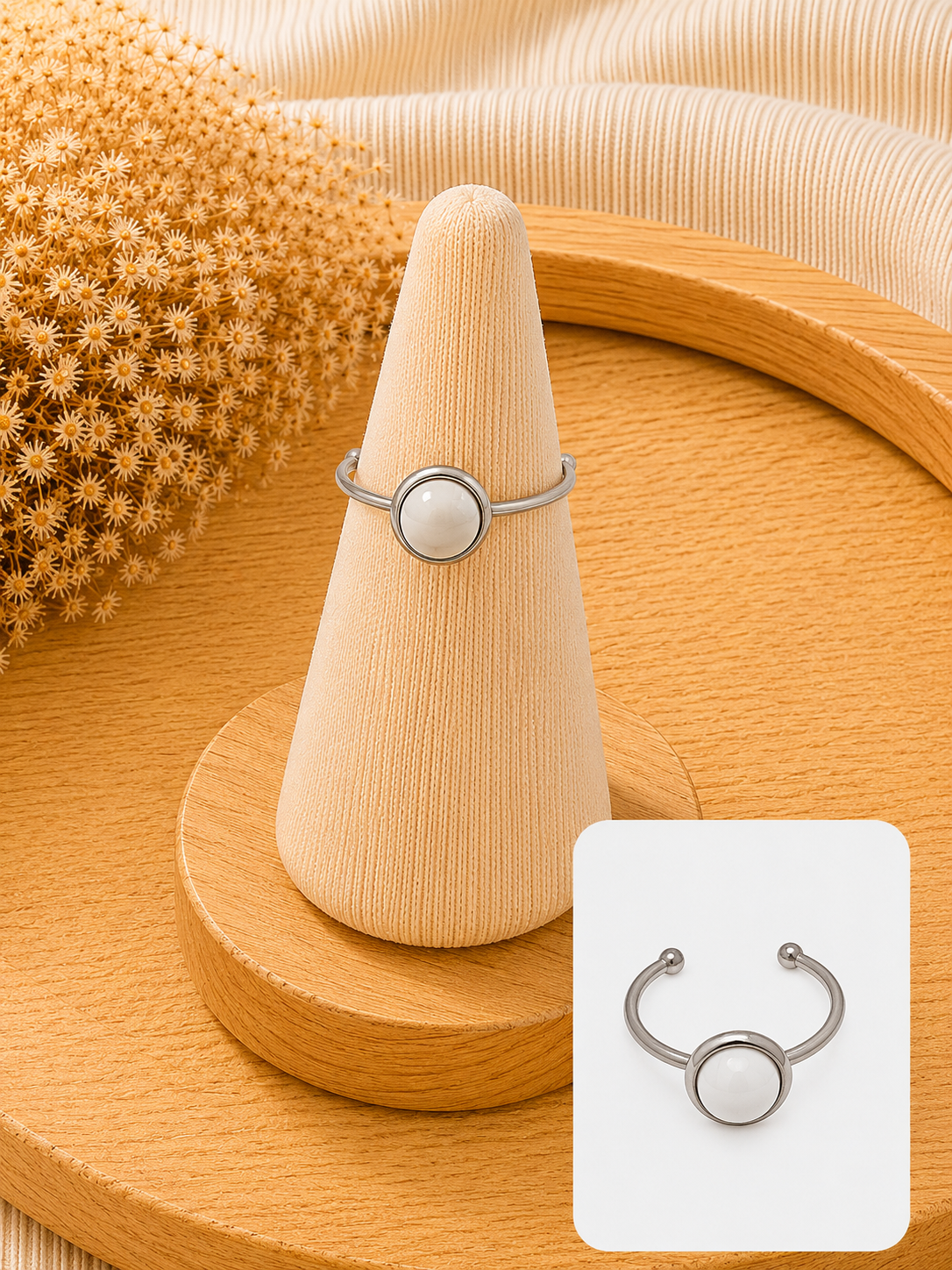 Bague Éclat Howlite