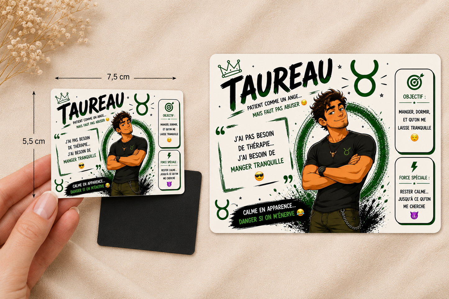 ♉🧲 Magnet Signe Astro Taureau