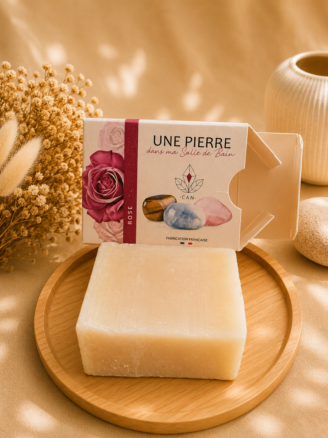 Savon artisanal "Une Pierre dans ma Salle de Bain"