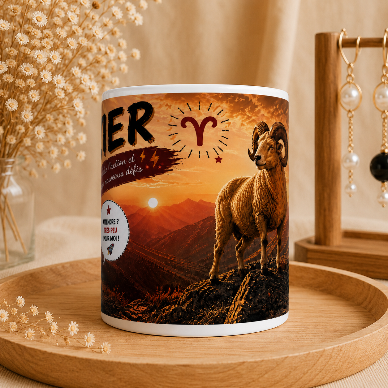 🐏 Mug Signe Astro Bélier Homme ♈
