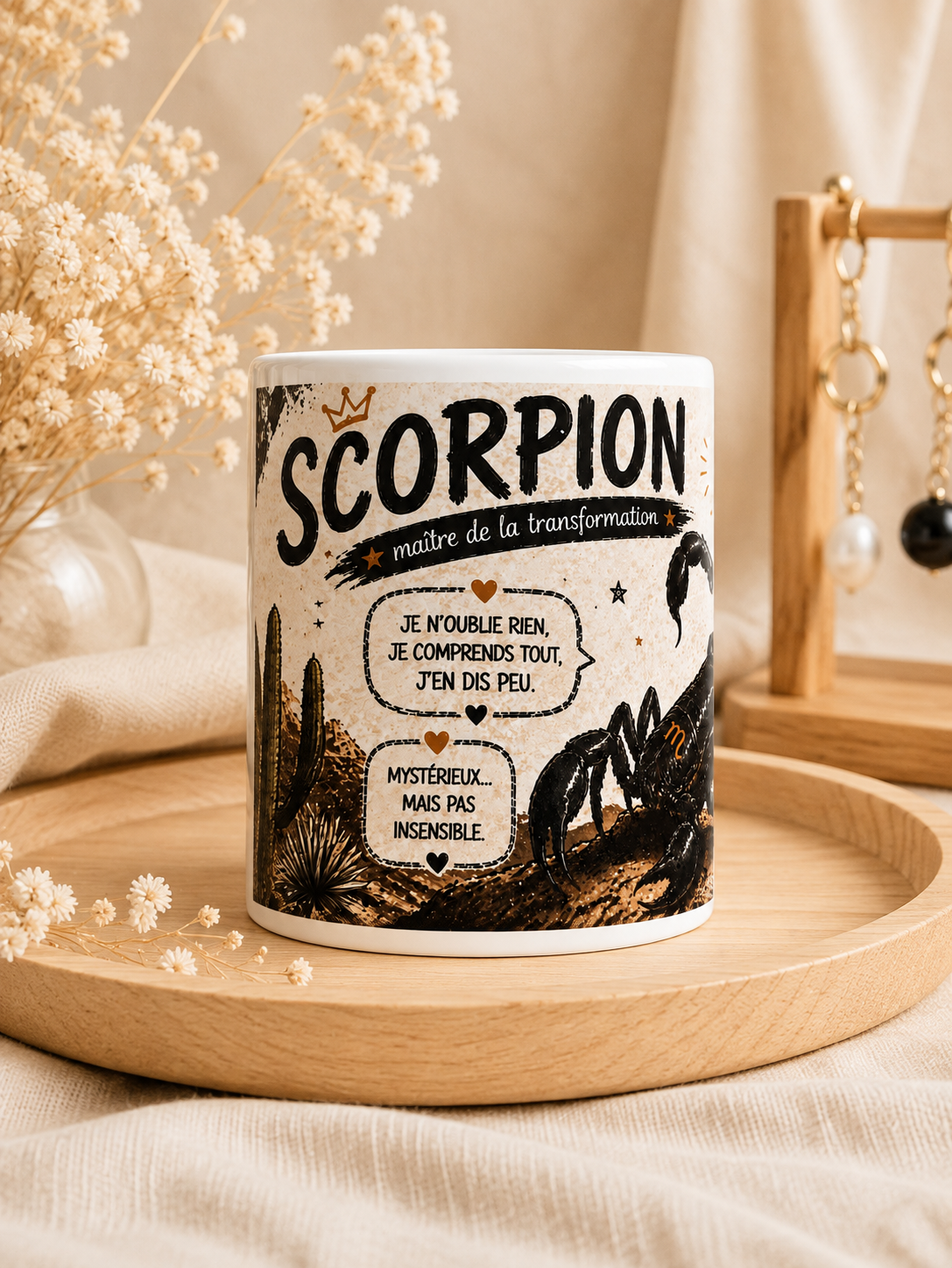 🦂 Mug Signe Astro Scorpion Homme ♏