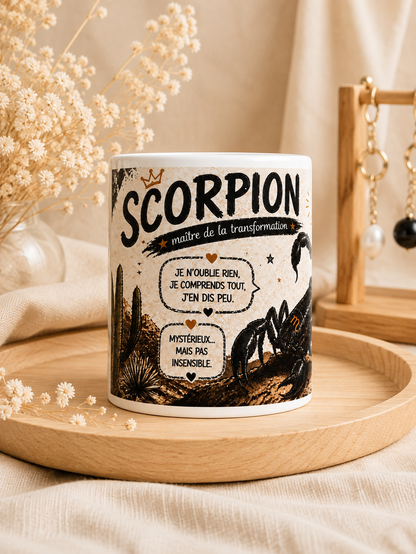 🦂 Mug Signe Astro Scorpion Homme ♏