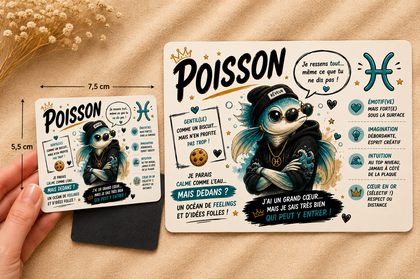♊🧲 Magnet Signe Astro Poisson