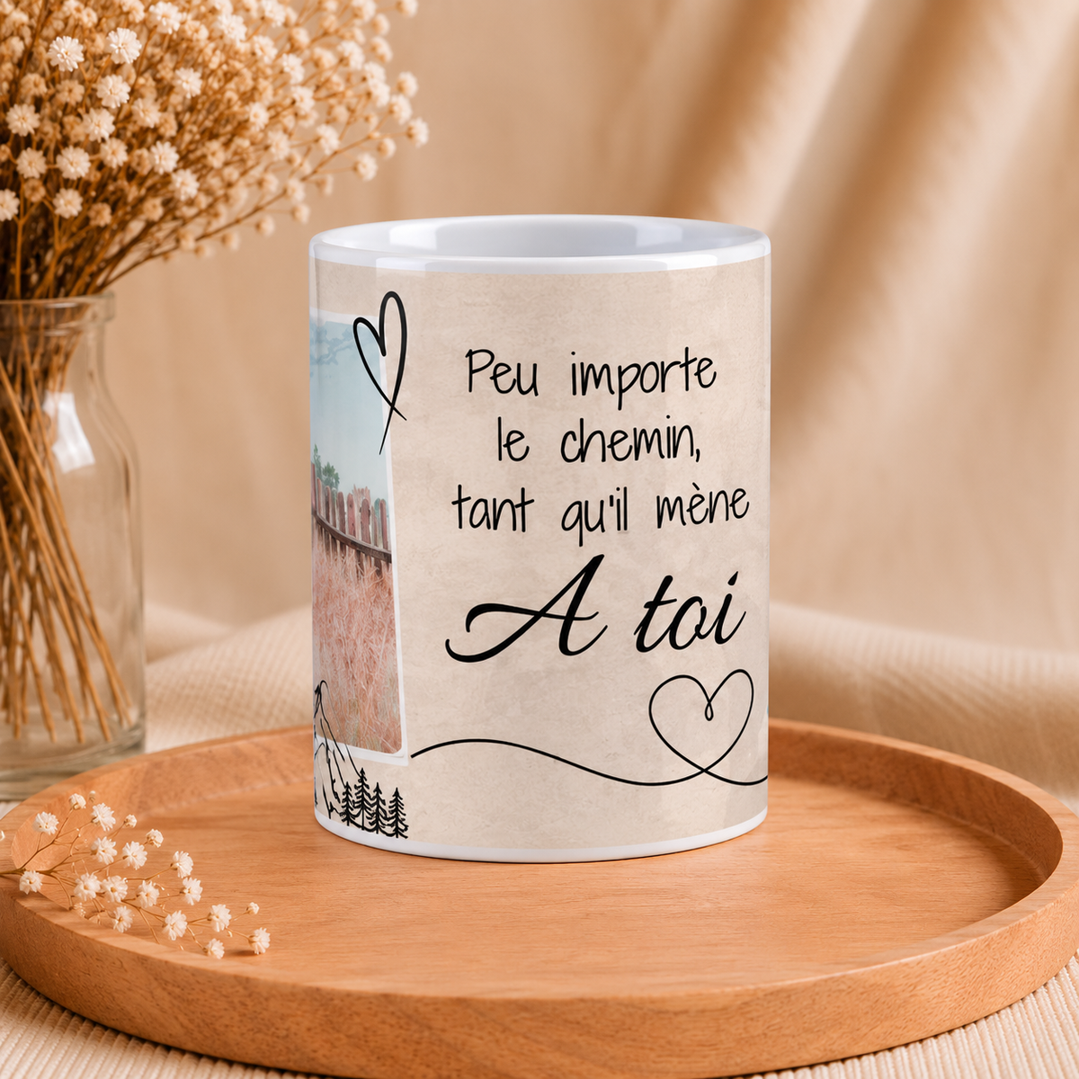 ☕ Mug personnalisé "Amour" – À toi