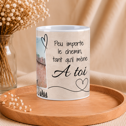 ☕ Mug personnalisé "Amour" – À toi