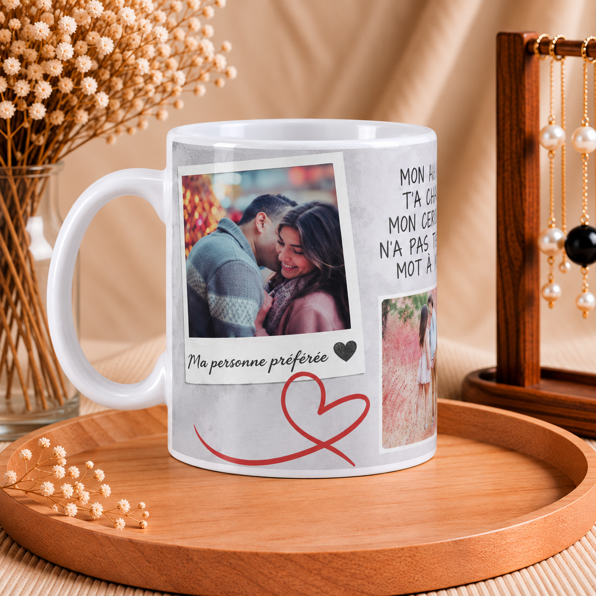 😂 Mug humour personnalisé « Amour » – Nos Petites Habitudes