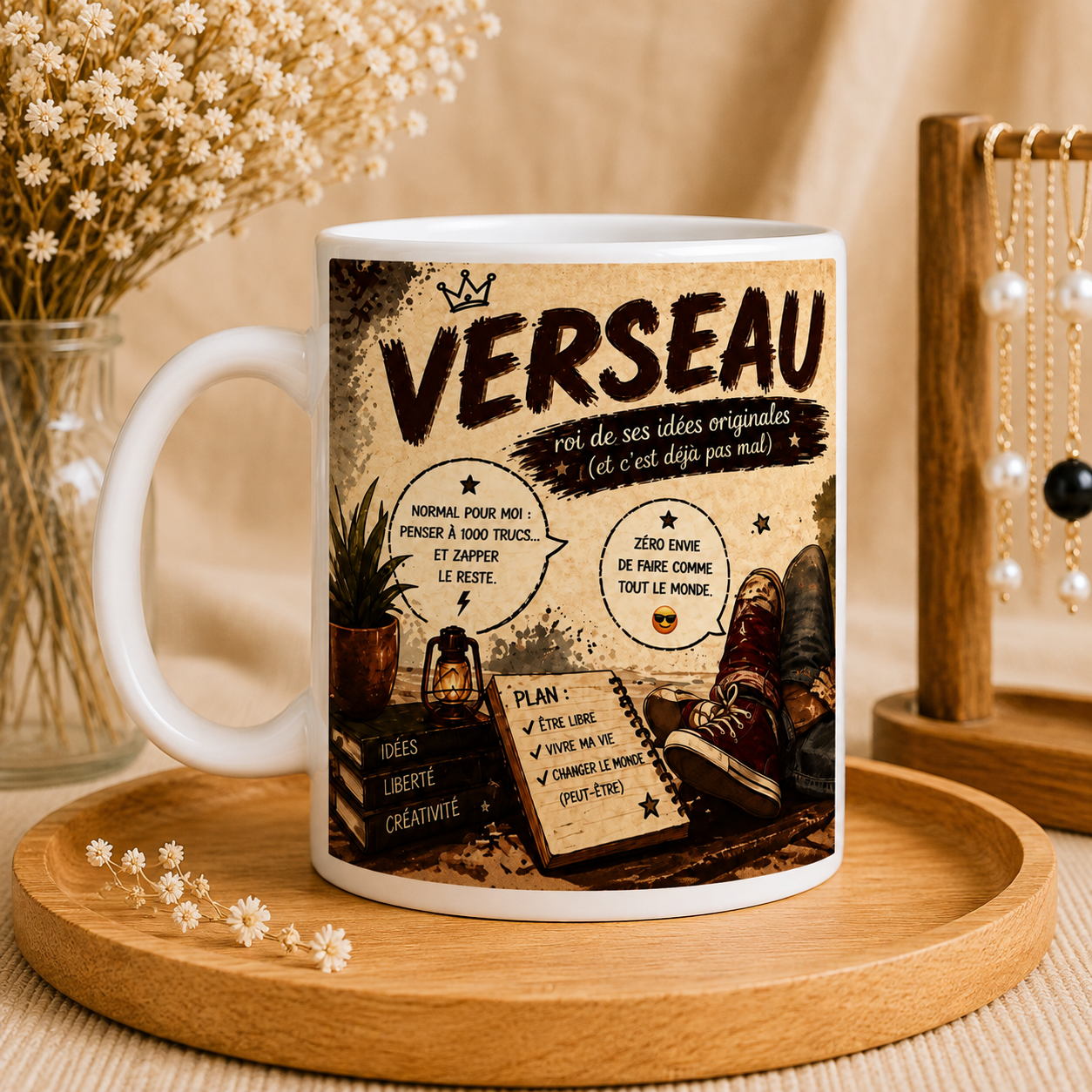 🌊 Mug Signe Astro Verseau Homme ♒