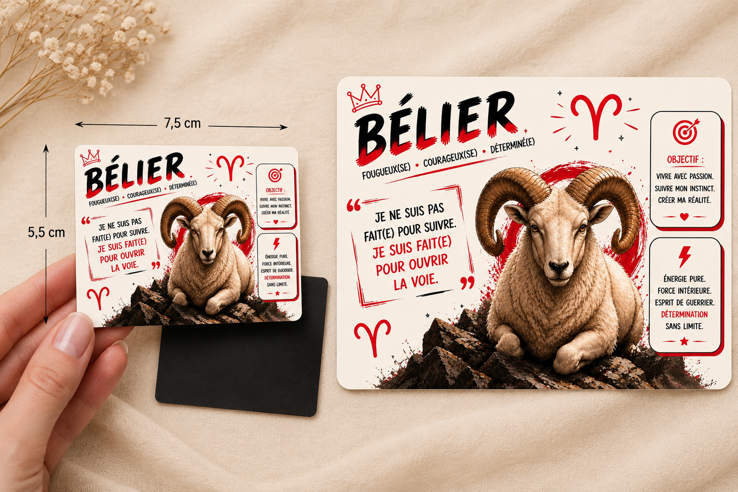 ♈🧲 Magnet Signe Astro Bélier