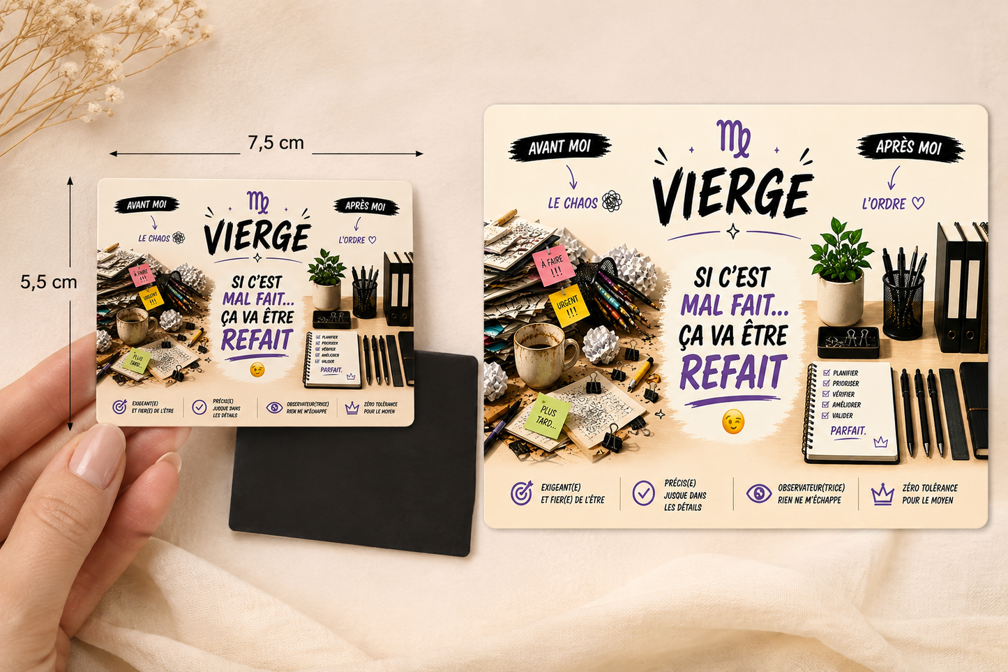 ♍🧲 Magnet Signe Astro Vierge