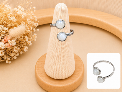 Bague Duo Cristal de Roche