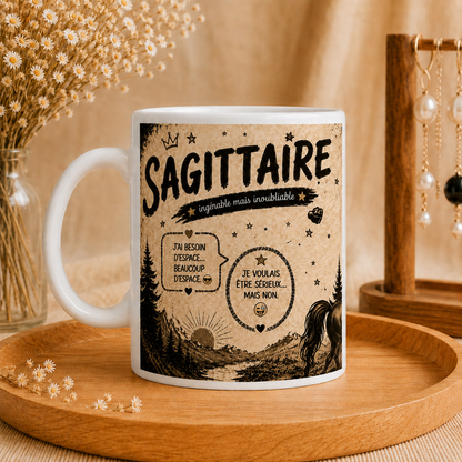🏹 Mug Signe Astro Sagittaire Homme ♐