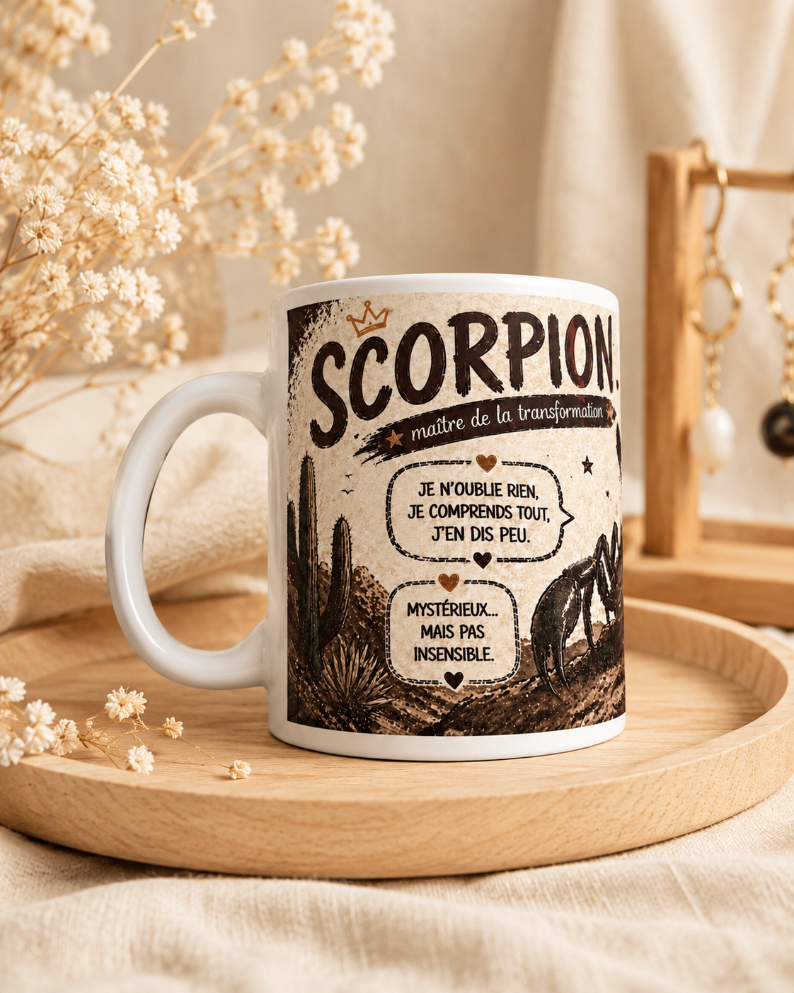 🦂 Mug Signe Astro Scorpion Homme ♏