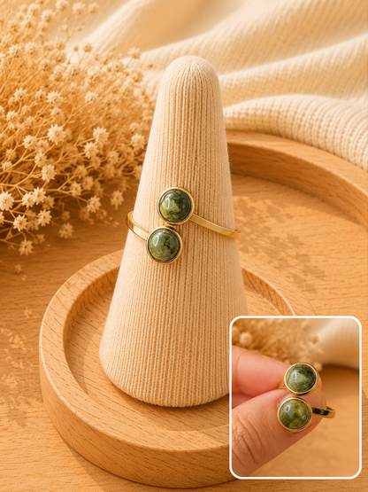 Bague Duo Unakite