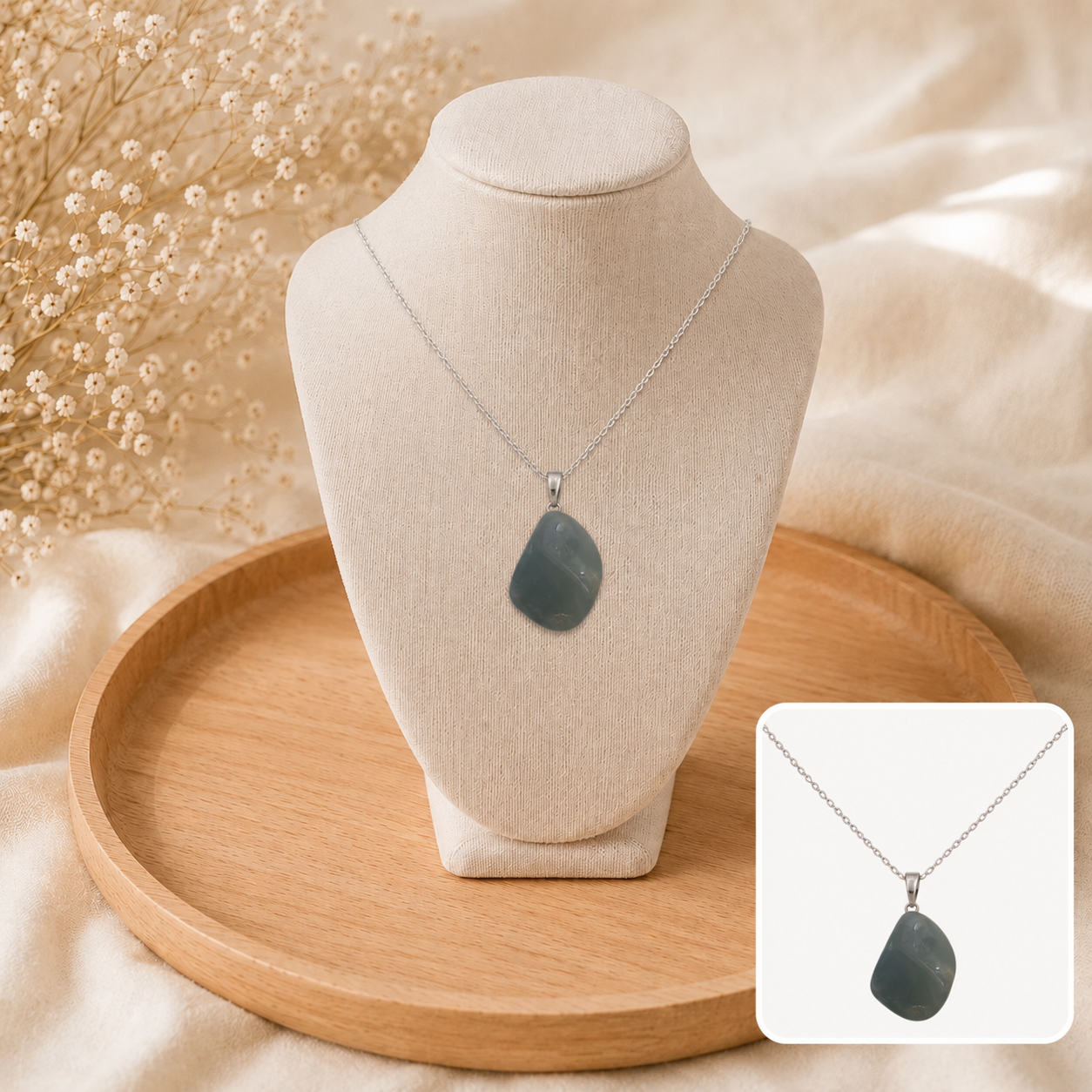 💙 Collier Essence d'Aigue-Marine