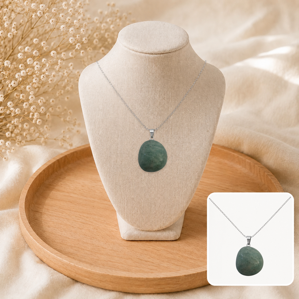 🤍 Collier Essence d'Apatite