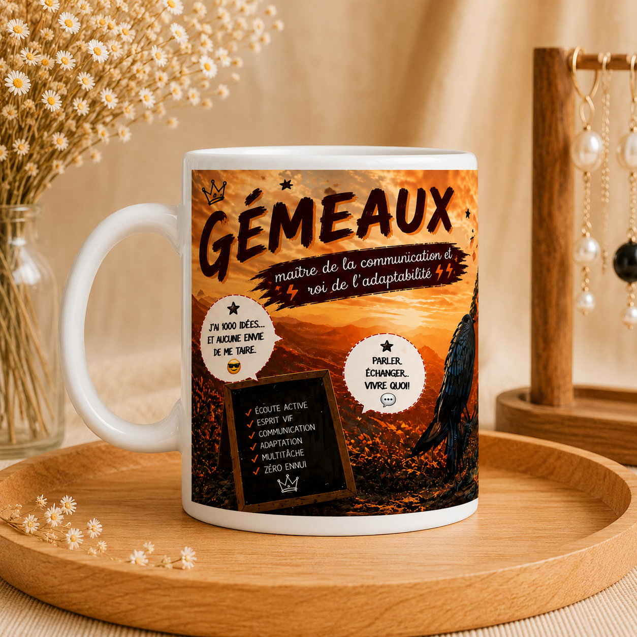 ♊ Mug Signe Astro Gémeaux Homme