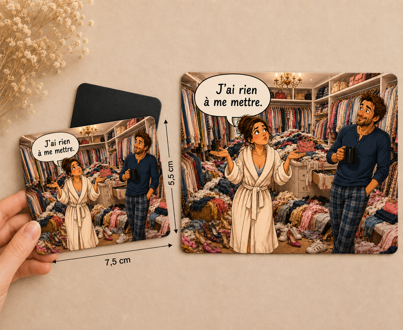 🧲 Magnet humour « Spécial Couple »