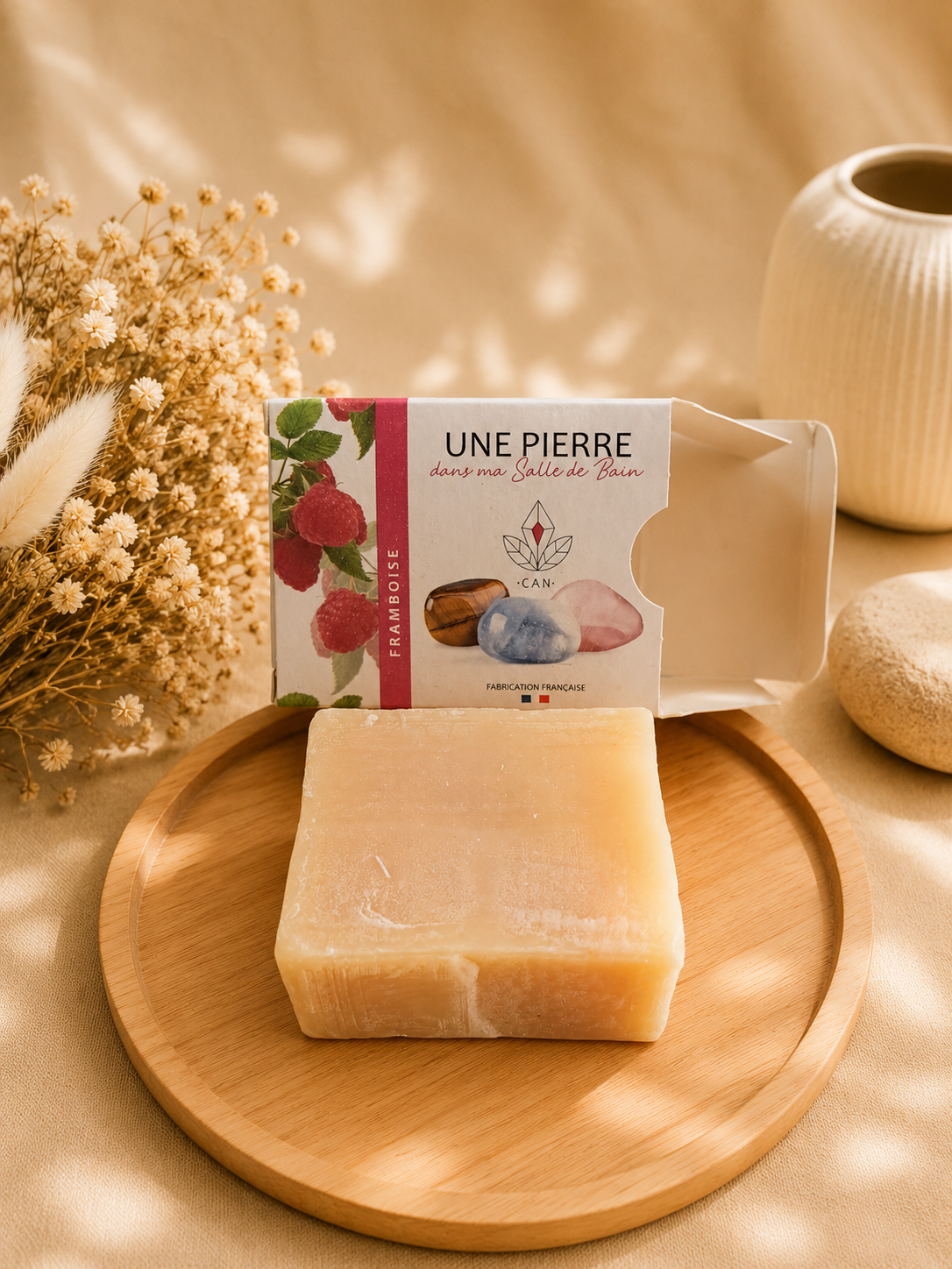 Savon artisanal "Une Pierre dans ma Salle de Bain"