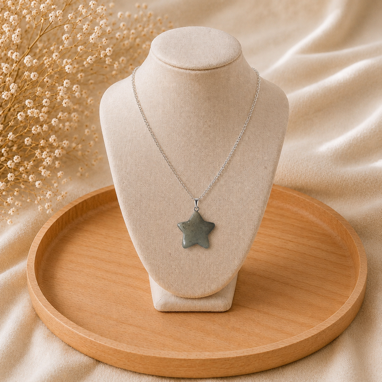 ⭐ Collier Étoile de Labradorite